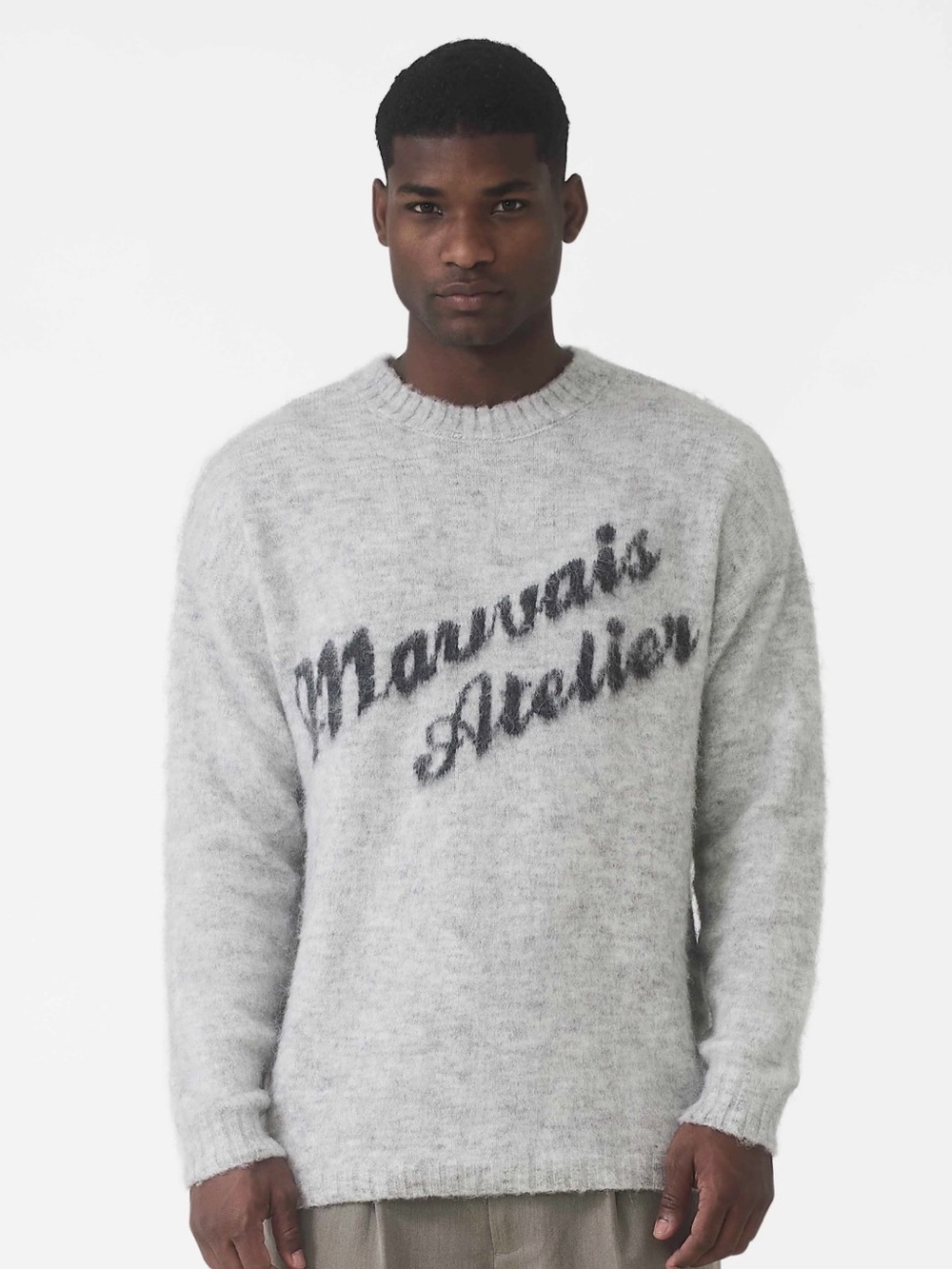 Mauvais Atelier Grey Crewneck Sweater